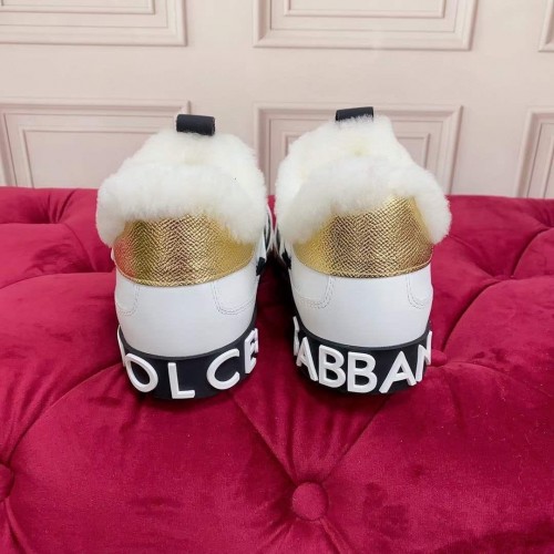 Кроссовки зимние женские Dolce & Gabbana - арт.238874