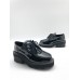 Полуботинки женские Louis Vuitton BEAUBOURG Black Patent Leather - арт.000113