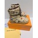 Ботинки стеганые зимние женские Louis Vuitton - арт.175690