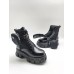 Ботинки с сумочкой зимние женские Prada  - арт.211225