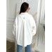 Рубашка женская джинсовая с ярким принтом Shmotessa - арт.821241