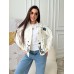 Куртка женская джинсовая с ярким принтом Shmotessa - арт.821080
